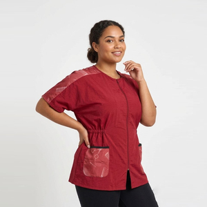 Veste de barbier personnalisée pour salon, coupe professionnelle, nylon/coton/polyester, résistante à l'eau, durable, sur mesure - Product Image 6