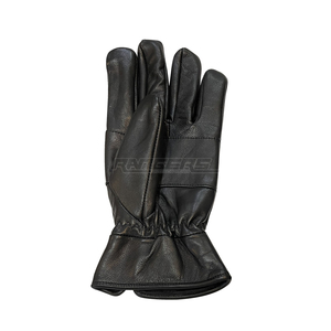 Guantes de Cuero Negros Estilo Vintage, Diseño Personalizado, Dedos Completos, para Clima Frío, Invierno, Conducción, Motocicleta - Product Image 3