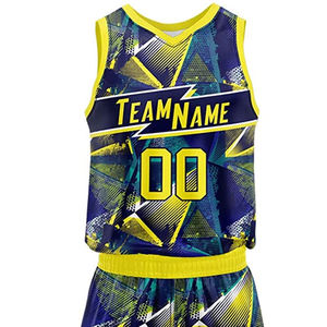 Nouveaux ensembles d'uniformes de basketball par sublimation, tenues de sport, maillot et short de basketball pour l'entraînement, service OEM - Product Image 6
