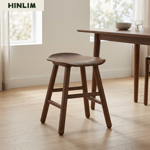 High Quality Portable <b>Wooden</b> <b>Stool</b> Scandinavian Design Modern Home Furniture Durable Bedroom Apartment Living Room Chair Low - Product Image 1