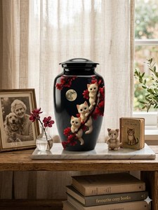 Wholesale Custom Metal Human Ashes Funeral <b>Urns</b> with Custom Color Custom Capacity Customizable Design at Wholesale Price - Product Image 4