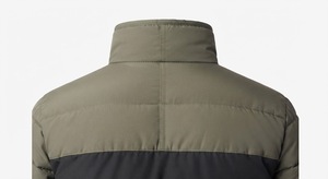 Men's Winter Puffer <b>Jacket</b> Mix Color Collar Zipper Windproof Casual <b>Thick</b> Polyester High Quality Puffer <b>Jacket</b> For Man - Product Image 3