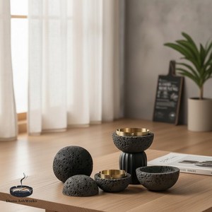 ที่เขี่ยบุหรี่โลหะดีไซน์เนอร์พร้อมพื้นผิวทนความร้อน - Product Image 2