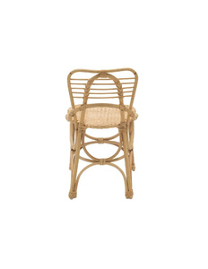 Silla mecedora para niños hecha de ratán natural. Silla mecedora con forma de caballo. - Product Image 2
