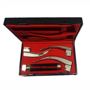 Wholesale Manual Fiber <b>Optic</b> Macintosh Laryngoscope Set LED Light Stainless Steel Blades Intubation Kit CE Certified ISO13485 - Product Image 1