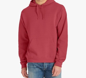 Sweat à capuche homme 100 % coton de haute qualité, coupe oversize délavée à l'acide, style streetwear ajusté avec motif uni, essentiel pour l'hiver - Product Image 3