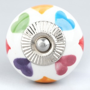 Boutons de tiroir modernes en céramique pour chambre, cuisine et salon, quincaillerie d'armoire artisanale, lot multi-pièces, design traditionnel - Product Image 1