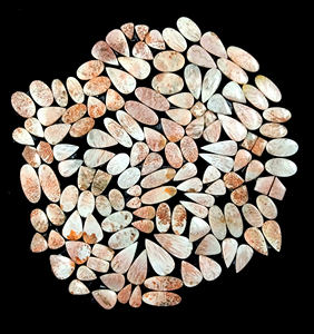 Natural Pink Scolecite Pair Cabochon Loose Gemstone <b>Healing</b> <b>Crystal</b> Quartz Wholesale Bulk Gemstone Cabs - Product Image 4