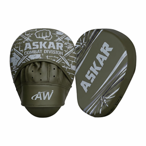 เป้าซ้อมมวย ASKAR รุ่น Focus Pad ทำจากหนัง PU สีเขียวมะกอก ทนทาน เหมาะสำหรับการฝึกซ้อม - Product Image 4