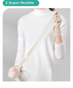 Guantes Quirúrgicos Desechables de Látex Natural, Blancos, Estériles, al por Mayor - Product Image 5