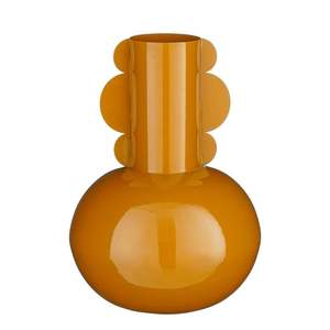 แจกันดอกไม้โลหะทรงหยักสไตล์นอร์ดิกสมัยใหม่ สีเหลืองอ่อน สำหรับตกแต่งบ้าน งานแต่งงาน และโต๊ะกลาง - Product Image 1