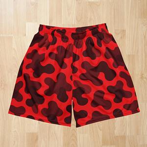 กางเกงขาสั้นผู้ชายแบบตาข่าย ทรงฮิต เอวยางยืดสูง แห้งเร็ว ระบายอากาศได้ดี ผ้าฝ้าย/โพลีเอสเตอร์ 220 กรัม ความยาวขาใน 5 นิ้ว รับสั่งทำ - Product Image 6