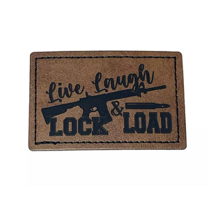 Patch en cuir personnalisé, matériau en cuir véritable durable avec logo personnalisé en relief pour vêtements, casquettes et image de marque d'entreprise - Product Image 4