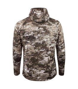 Hoodie de pêche pour homme UPF 50+ avec protection solaire UV, masque facial, séchage rapide, manches longues, performance, pour activités de plein air - Product Image 3