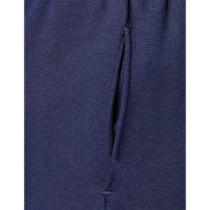 <b>Men's</b> <b>Navy</b> Blue Cotton Sweatpants Elastic Waist Casual <b>Joggers</b> Breathable Knitted Solid Color Autumn Wear - Product Image 4