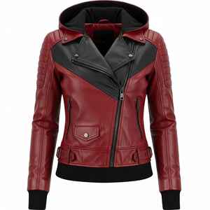 Veste d'extérieur matelassée en peau de mouton véritable pour femme, coupe-vent, chaude, douce et confortable, idéale pour les saisons froides et le style de vie. - Product Image 1