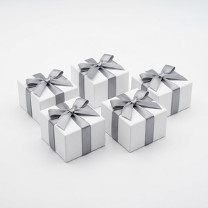 Cinta de Raso Satinado Gris Acero de 6mm, 20 Rollos x 8 Metros, para Etiquetas de Regalo, Cajas de Joyería, Empaquetado de Regalos Corporativos, Venta al Por Mayor - Product Image 4