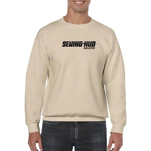 Sweat-shirt en molleton pour homme, col rond, uni, 100 % coton, vente chaude, meilleure qualité, respirant, hiver, logo et couleurs personnalisés, acceptation ODM - Product Image 3