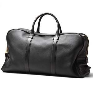 Bolsa de lona de cuero genuino premium para hombre, bolsas de lona de cuero transpirables personalizadas para venta en línea - Product Image 1