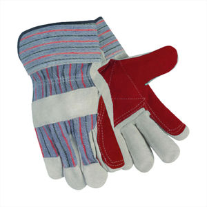 Guantes de Trabajo Industriales de Cuero Vacuno, Guantes de Seguridad para Construcción de Alta Resistencia, Duraderos para Hombre - Product Image 6