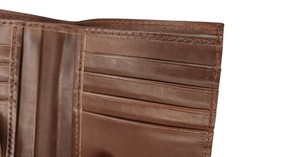 Portefeuille court en cuir véritable pour homme de haute qualité, logo personnalisé imprimé, fermeture pliante, porte-cartes, doublure en soie, durable, vente en gros - Product Image 4