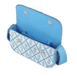 Bolso de Mano Étnico Vintage con Cuentas, Bordado, Forro de Poliéster, Cierre Magnético, Color/Tamaño Personalizado, Casual, de Lujo, para Novia - Product Image 4