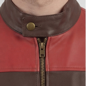 Custom <b>Men</b>’s Leather Motorcycle <b>Jacket</b> Professional <b>Men</b>’s <b>Biker</b> Leather <b>Jacket</b> <b>Men</b> Zip Up Leather <b>Biker</b> <b>Jacket</b> - Product Image 4