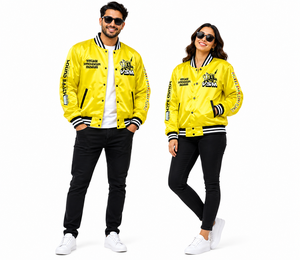 Patchs brodés personnalisés, broderie 3D, vestes universitaires en satin, vestes bomber de haute qualité, veste de baseball avec logo personnalisé - Product Image 3