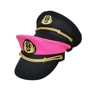 Casquettes de fatigue Chevalier d'Argent Commanderie des Templiers Régalia Maçonnique Feutre/Velours Personnalisable Broderie à la main Métal Argenté MOQ - Product Image 5