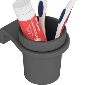 Verre trempé rond durable avec support métallique robuste pour les cliniques médicales et les salles de bain des établissements de soins de santé professionnels - Product Image 1