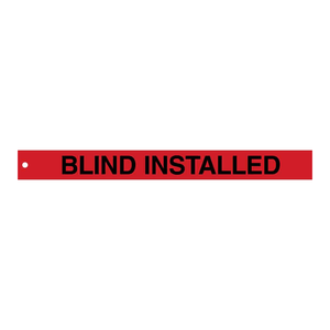 Brady Flexible Flag Style <b>Blind</b> Tag 2 in H X 20 in W for Industrial Piping - Product Image 3