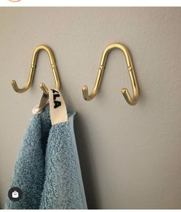Heavy Duty Multifunction Wall Mounted Cloth Hat <b>Hooks</b> Display Bracket Rack Metal Coat Hanger for Entryway Bedroom Bathroom Home - Product Image 5