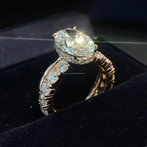 Best Selling Classic Silver Eternity Diamond <b>Ring</b> with Moissanite Stone Exclusive for Women's Weddings & Parties - Product Image 2