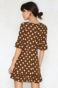Vestido de Gasa con Estampado Floral y Mangas Murciélago, Estilo Bohemio Casual, Largo hasta la Pantorrilla, con Escote con Muescas, para Mujer, Verano - Product Image 4