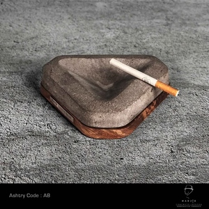 Cendrier carré en aluminium sans fumée de style américain, porte-cigares et cigarettes de luxe en pierre, accessoire de fumage haut de gamme, élégant pour table - Product Image 4