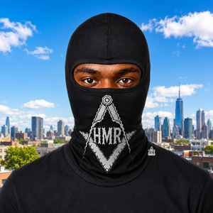 Balaclava y Mascarilla de Forro Polar con Estampado Personalizado para Uso Exterior, Estilo Masónico Griego, para Hermandades y Fraternidades - Product Image 3