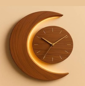 Luxury Metal Leaf Wall Clock Modern Decorative Silent Hanging Clock Home Decor - Product Image 6