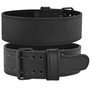 Leather Weightlifting <b>Belt</b> With Buckle Closure Unisex Adjustable Waist Support For Strength <b>Training</b> And <b>Weight</b> Lifting trending - Product Image 1