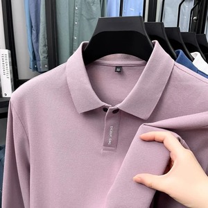 เสื้อโปโลผู้ชายคุณภาพสูง โพลีเอสเตอร์ สำหรับใส่เล่นกอล์ฟ พิมพ์ลาย ปักลาย 3 มิติ แขนยาว ผ้าฝ้าย 100%  รับทำโลโก้ตามสั่ง ไซส์ใหญ่พิเศษ - Product Image 6
