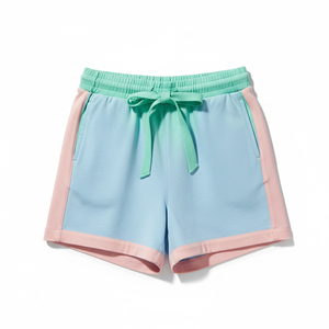 Shorts d'été tricotés pour femme, côtelés, taille haute, style cycliste, ensemble décontracté pour la détente, shorts assortis, mode urbaine estivale - Product Image 1