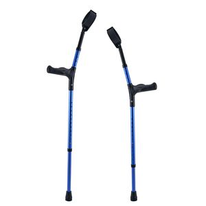 Stampelle Mediche in Alluminio Leggero Regolabili a 11 Livelli di Altezza per Adulti, Deambulatori e Rollator con Fascia Superiore a 4 Livelli - Product Image 1