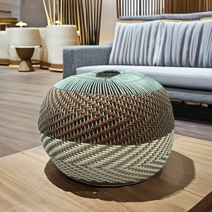 Pantallas de Lámparas Esféricas de Ratán Ecológicas y Duraderas con Diseño Artesanal Moderno para Restaurantes, Hoteles y Cafeterías - Product Image 3