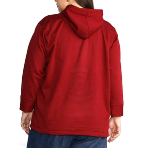 Sudadera con Capucha Extra Grande para Mujer, Estilo Casual, Mezcla de Algodón, para Colecciones de Guardarropa Modernas - Product Image 4