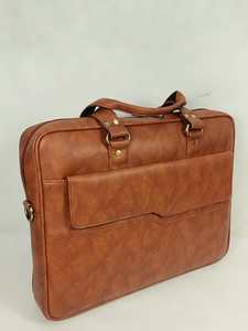 Premium Pu Leatherite <b>Laptop</b> <b>Bag</b> – Large Shoulder Crossbody <b>Bag</b> for <b>Laptop</b> Business Office Travel and Daily use - Product Image 5