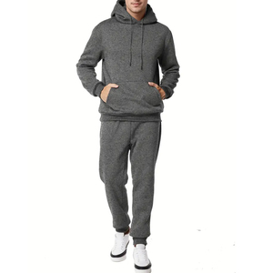Chándal Deportivo de Alta Calidad 100% Algodón para Hombre, Diseño Sólido, para Correr, para Uso Invernal, Personalizable - Product Image 1