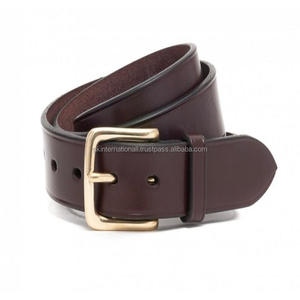 Nuevo diseño personalizado hecho a mano de una sola capa de cuero de moda para hombres cinturón casual para jeans o pantalones Adecuado para fines de regalo - Product Image 4