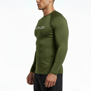 Quick Dry <b>Compression</b> <b>Shirt</b> Men Fitness Running Sportswear Supplier Factory - Product Image 3