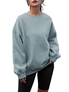 Sweatshirts à capuche en molleton pour femmes, pulls à col rond surdimensionnés, pulls décontractés confortables, mode d'automne, sweat-shirt pour femmes pour hommes - Product Image 2