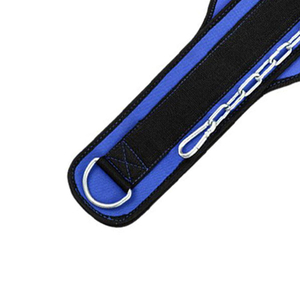 Cinturón de neopreno de calidad premium para levantamiento de pesas con cadena, cinturón de entrenamiento con peso para dominadas, soporte para la espalda, cinturón de gimnasio para ejercicios. - Product Image 5