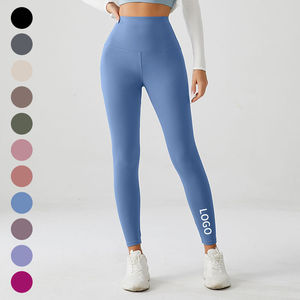 Leggings Deportivos de Algodón 100% Orgánico para Mujer, Pantalones de Yoga Sostenibles de Alta Calidad, Venta al Por Mayor - Product Image 6